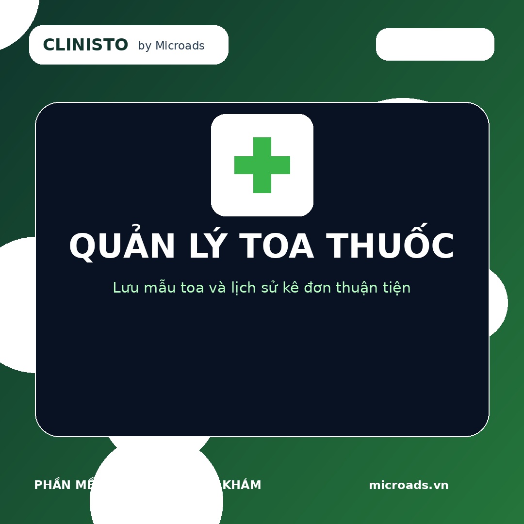 Minh họa phần mềm quản lý phòng khám