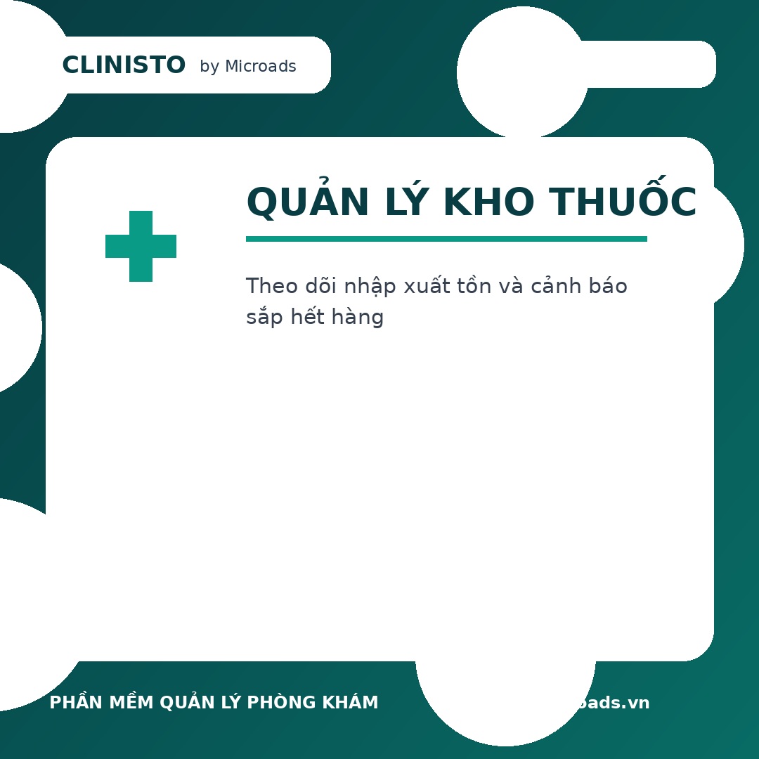Minh họa phần mềm quản lý phòng khám nội khoa hiển thị danh sách bệnh nhân mạn quá hẹn và biểu đồ theo dõi chỉ số để nhắc tái khám