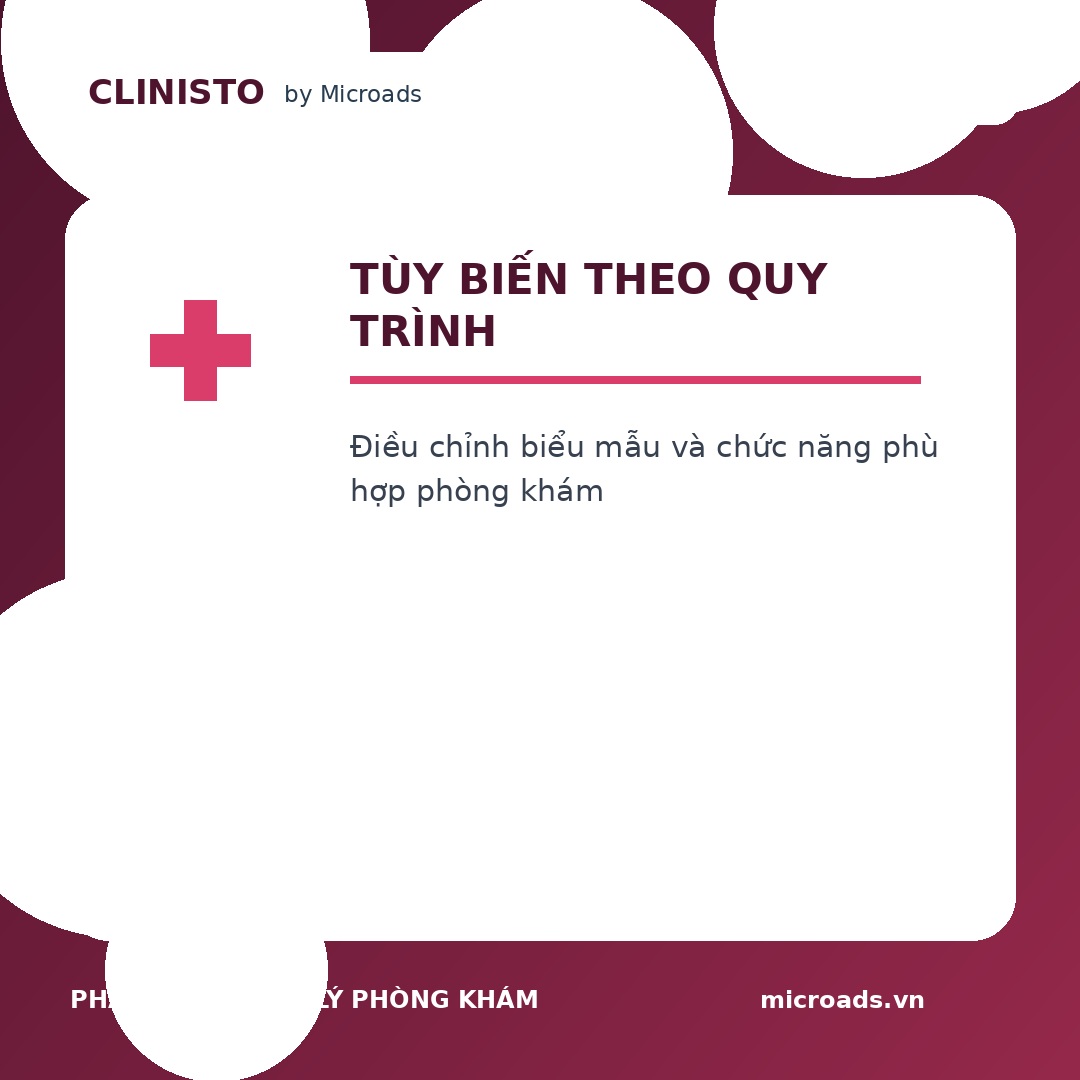 Sơ đồ phân quyền theo vai trò trên phần mềm quản lý phòng khám cho lễ tân, bác sĩ, thu ngân và quản lý