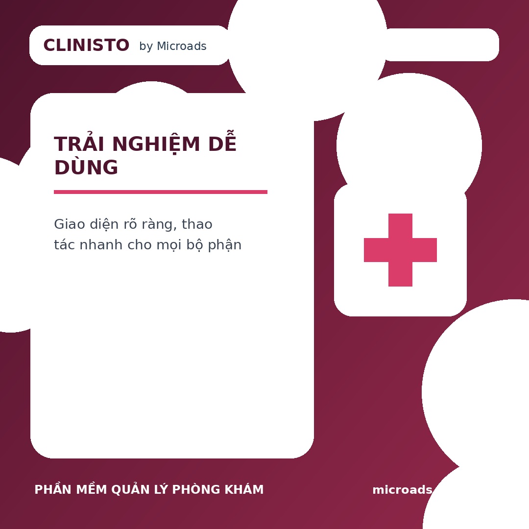 Minh họa phần mềm quản lý phòng khám